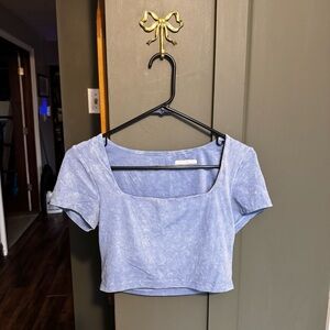 Blue Aerie Crop Top